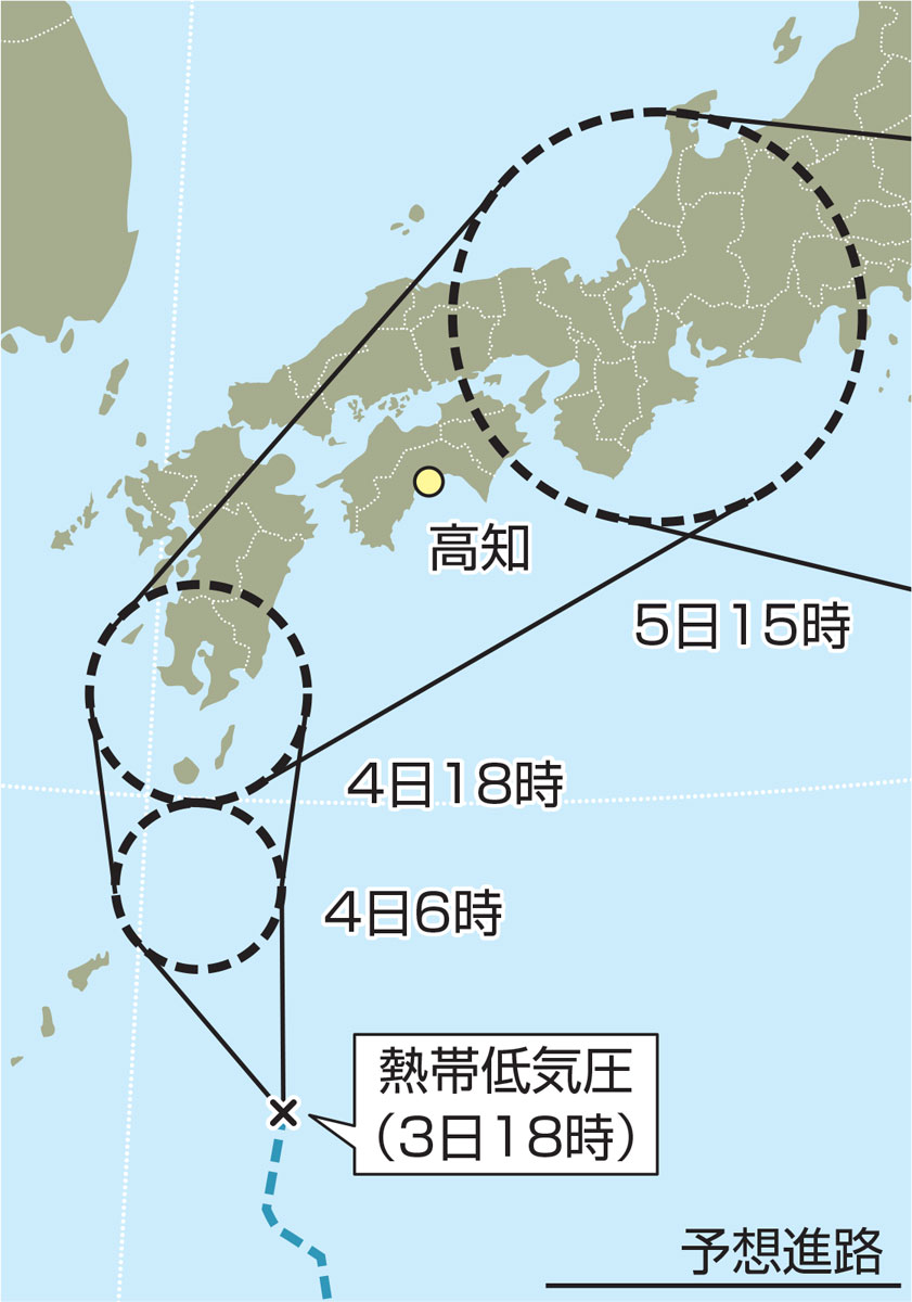 台風上陸 台風最新情報】台風7号 兵庫県明石市付近に再上陸 台風から離れ