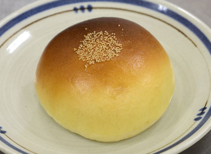 あんぱん作り教室で焼き上がったあんぱん