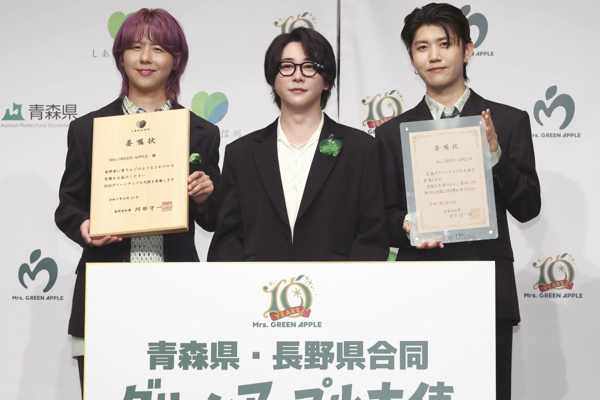Mrs. GREEN APPLEが青りんご大使に | 高知新聞