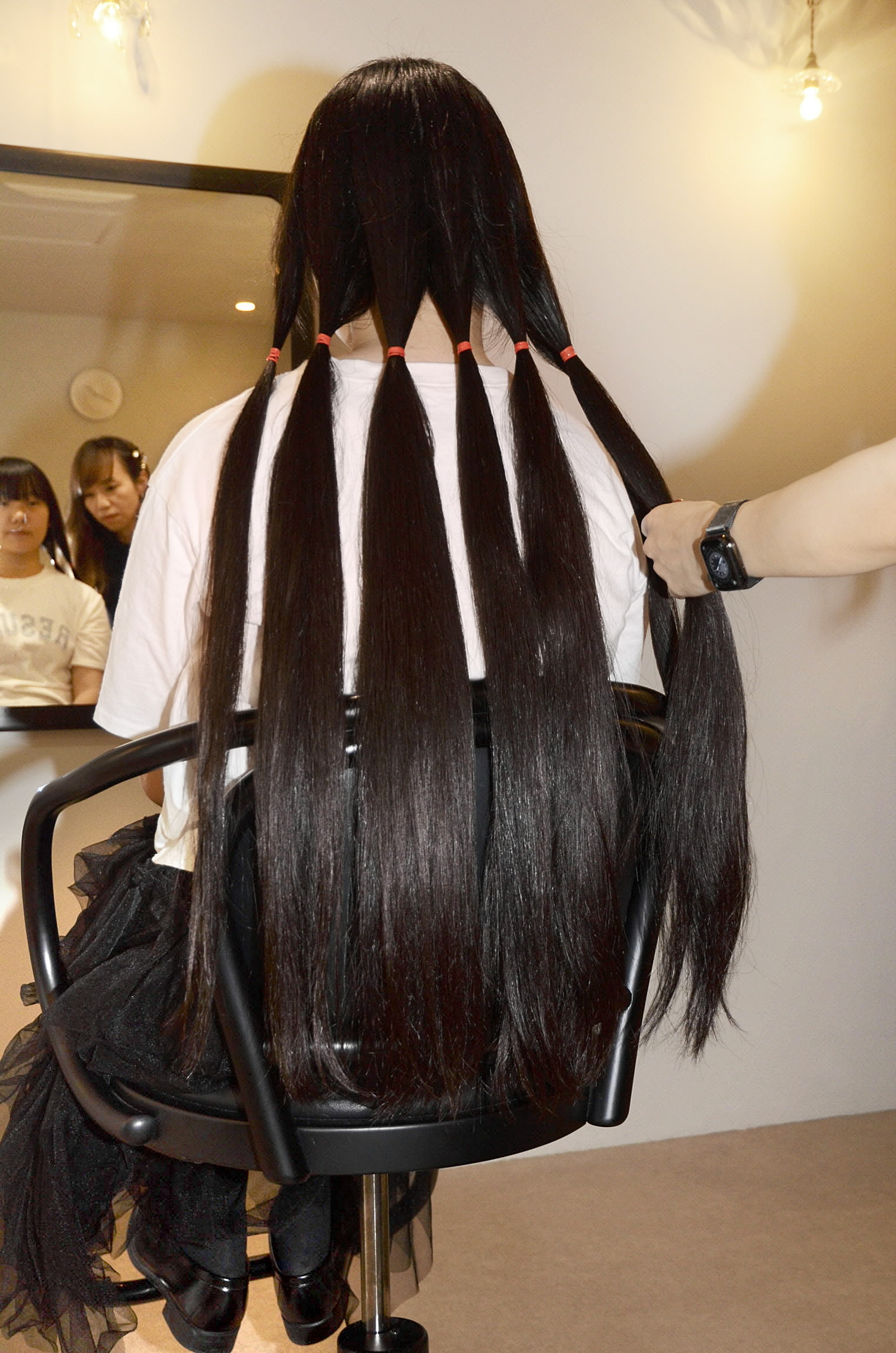 医療用かつらに髪を寄付 香南市の埇田さん「ヘアドネーション」4回目