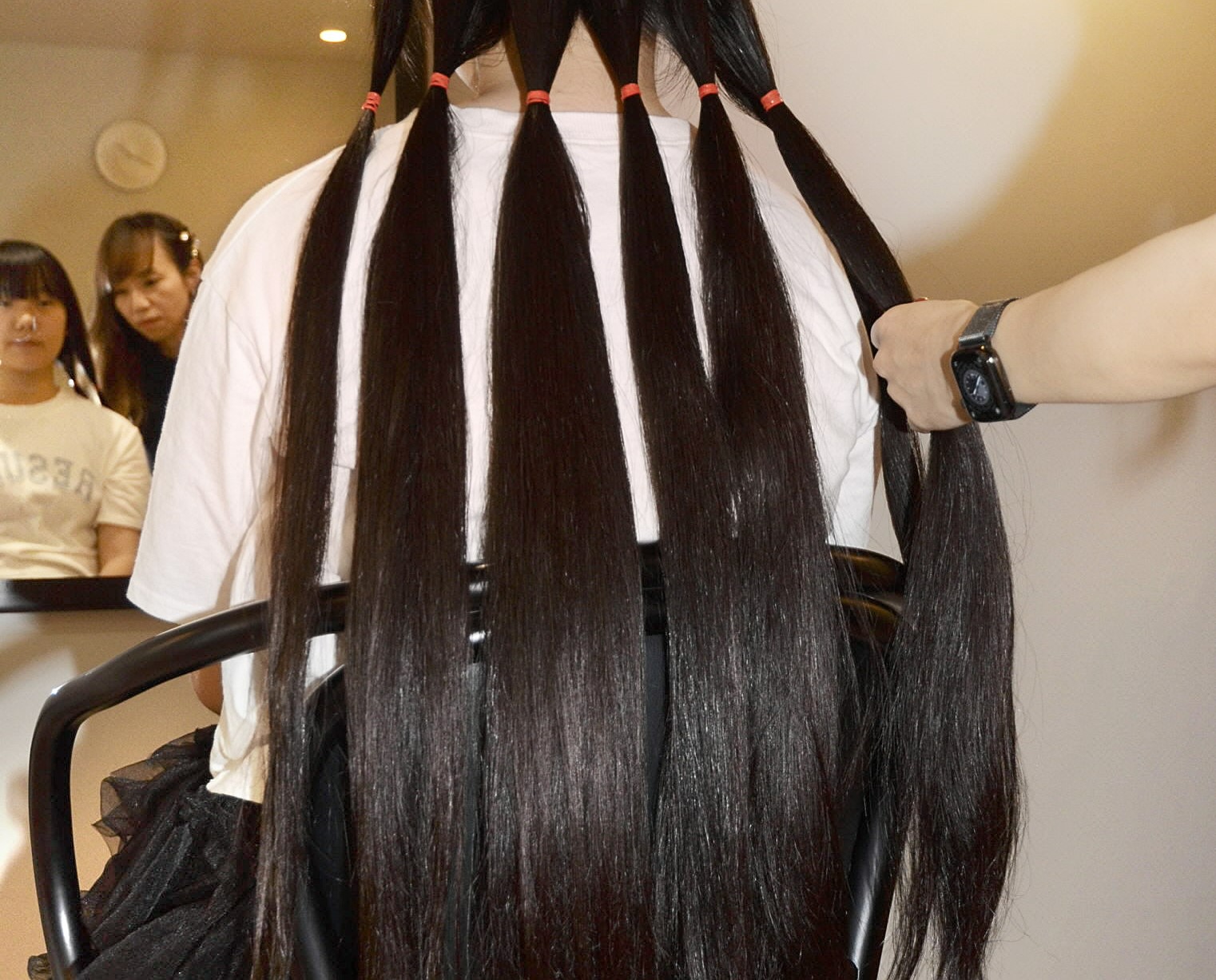 医療用かつらに髪を寄付 香南市の埇田さん「ヘアドネーション」4回目