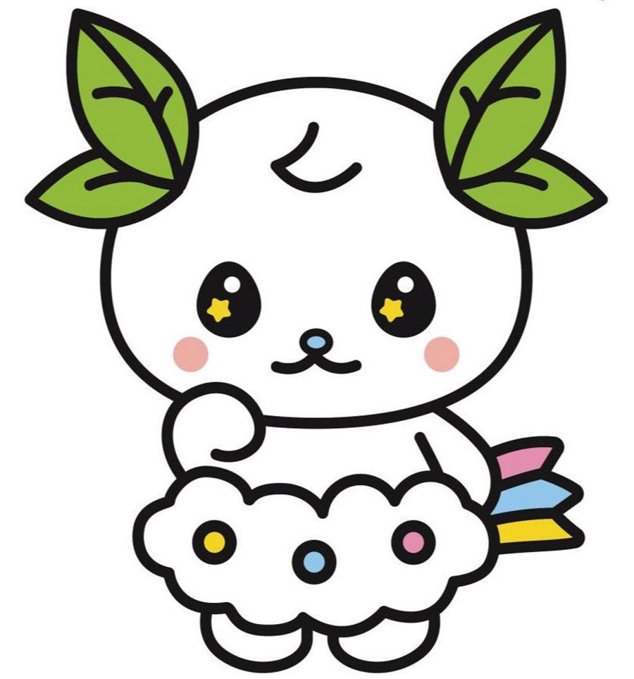 津野町のマスコットキャラクター「ちゃつのん」(津野町提供)