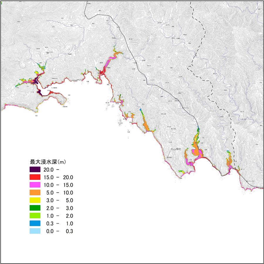 ▲古満目・樫ノ浦・赤泊周辺