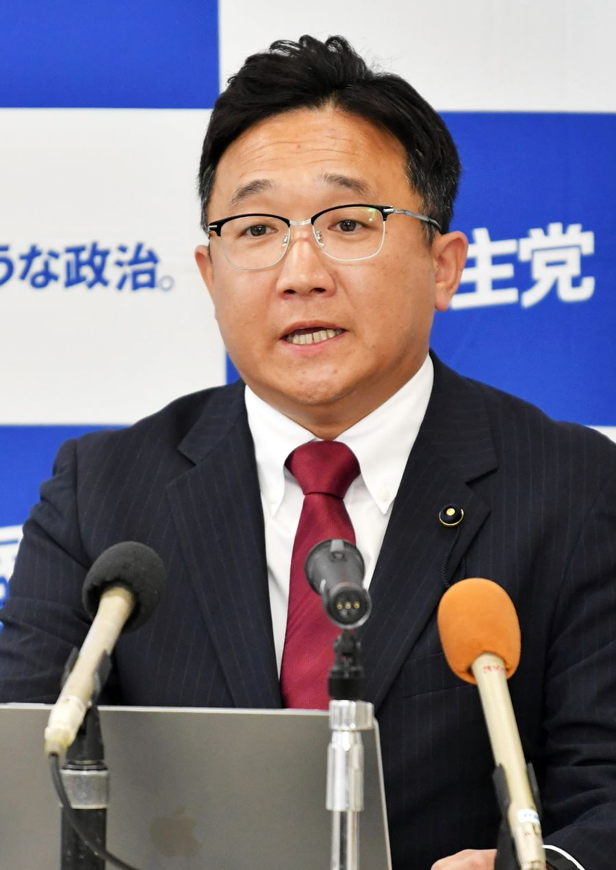 「誰もが希望を持って暮らせる社会をつくる」と話す田所裕介氏（高知市本町５丁目）