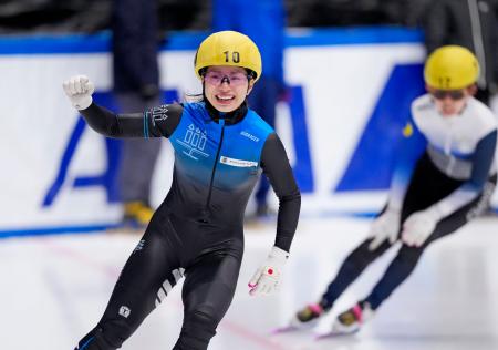 女子の長森遥南が2冠 全日本ショートトラック開幕 | 高知新聞