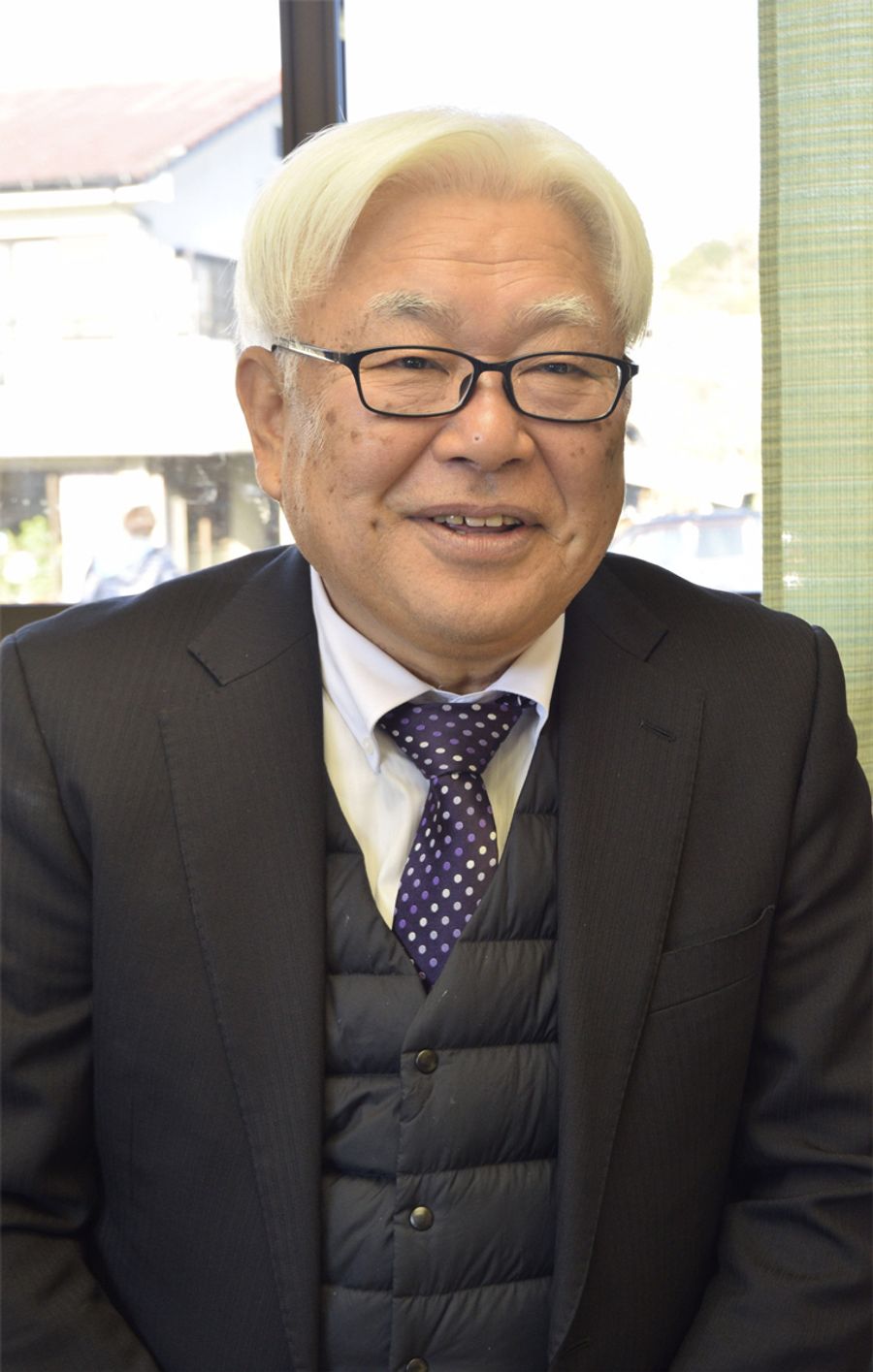 「特長を生かし、全国に誇れる村にしたい」と話す武内則男氏（三原村柚ノ木）