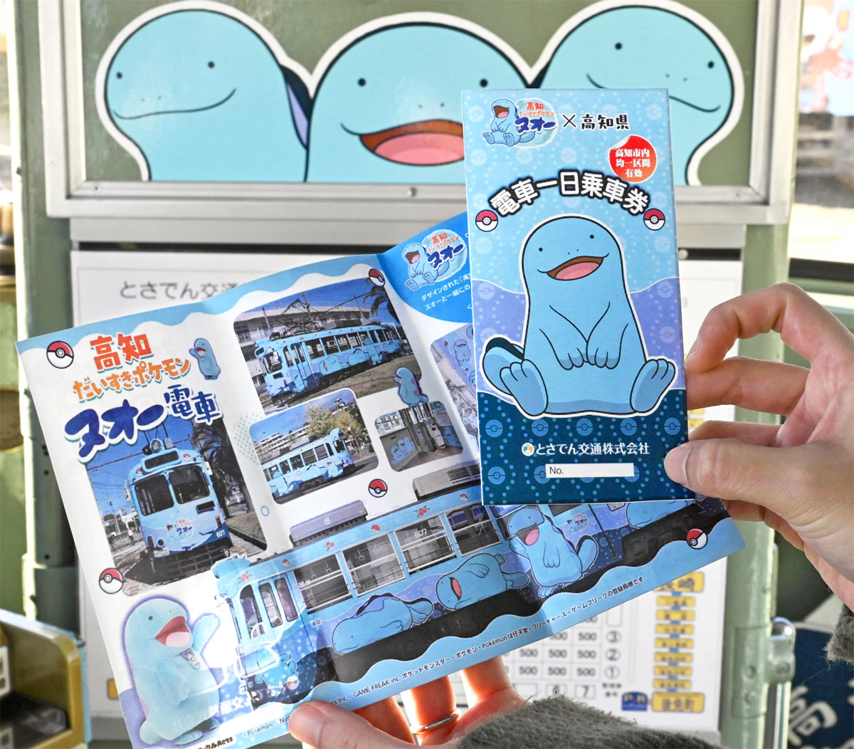 なっちゃん　南海電気鉄道乗車券　6回分2枚計12回分 ヌオー好きのために、ヌオー好きの社員が考えた「路面電車」1日乗車券