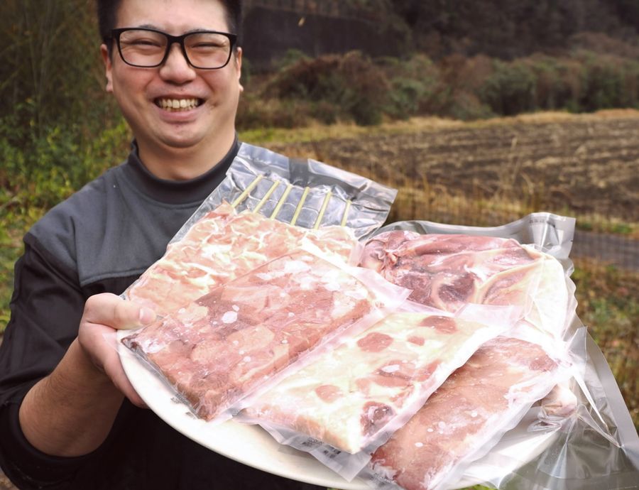 今年もうまみたっぷりの「しまんとターキー」（写真はいずれも中土佐町大野見奈路）