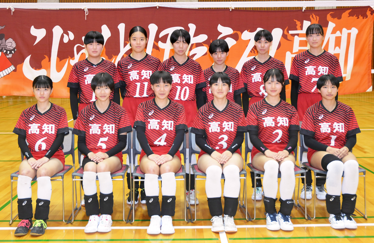 高知県男女、8強が目標 県選抜チームで臨む「全国中学バレー」12