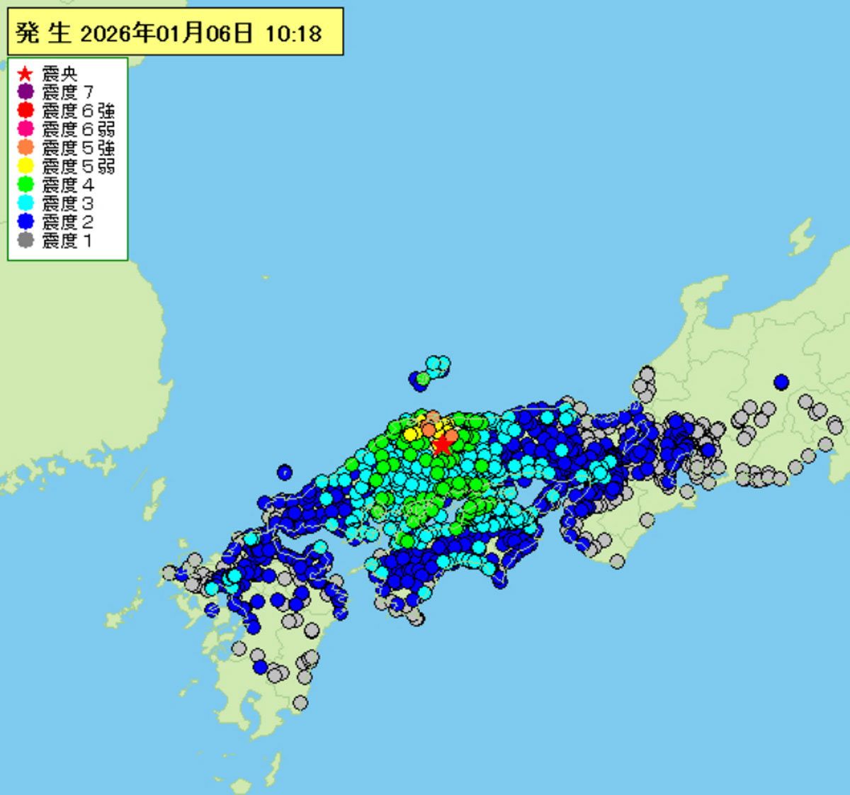 速報】島根県東部で震度5強、高知県全域でも震度3 | 高知新聞