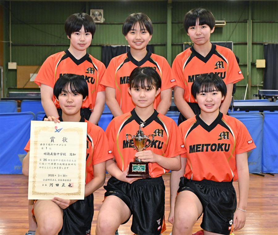 明徳義塾中女子卓球部