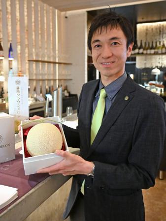 シドニーで日本産メロン売り込み 条件付き輸入解禁で魅力アピール