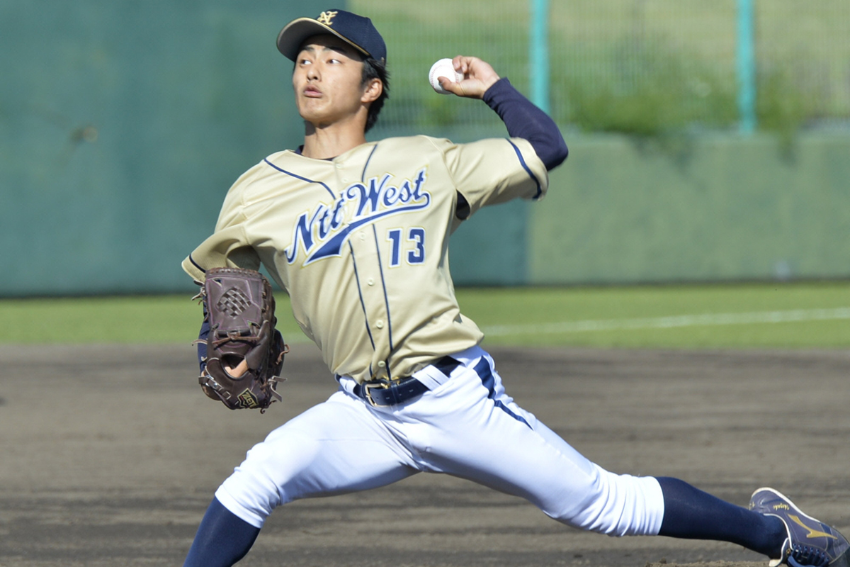 NTT西日本・池崎（明徳高出）「3年後プロに」 社会人野球