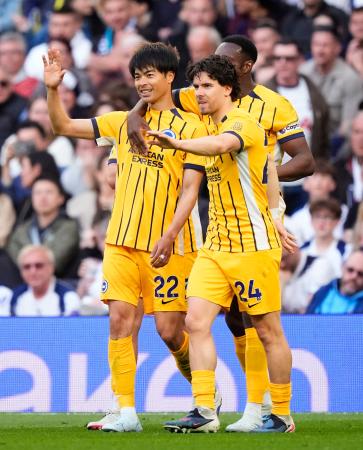 ブライトンの三笘が今季3点目 サッカーのプレミアリーグ | 高知新聞